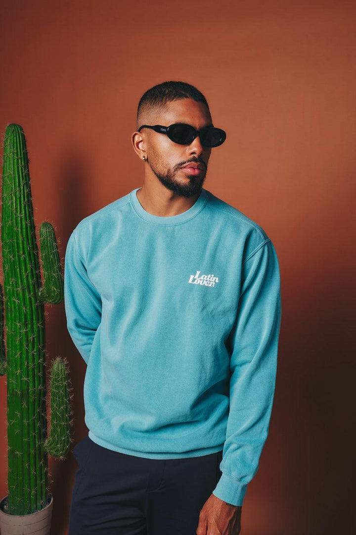 Latin Lover Crewneck Aqua - Ultravioleta